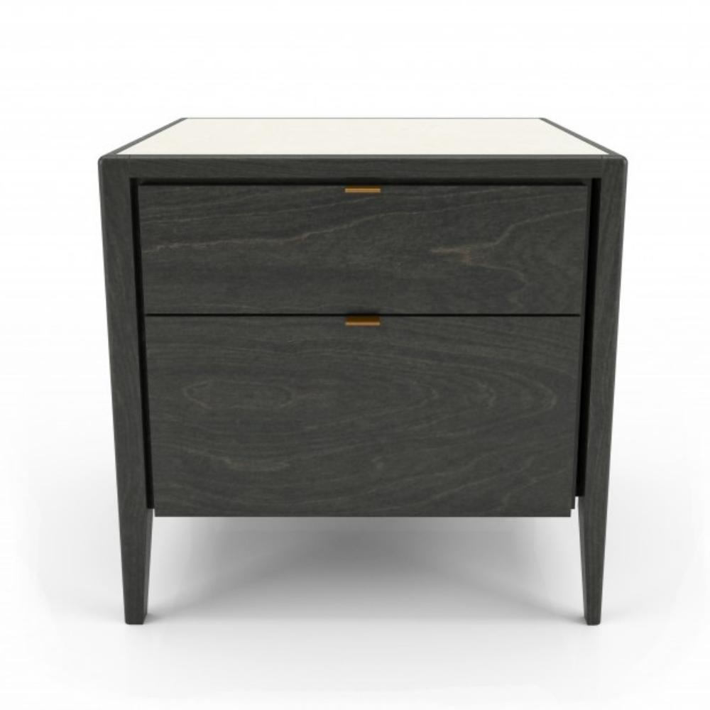 Winston Two Drawer Nightstand