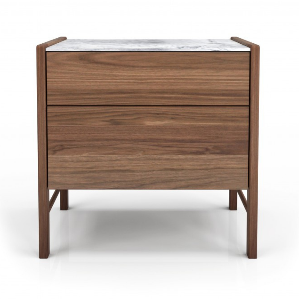 Frida Two Drawer Nightstand