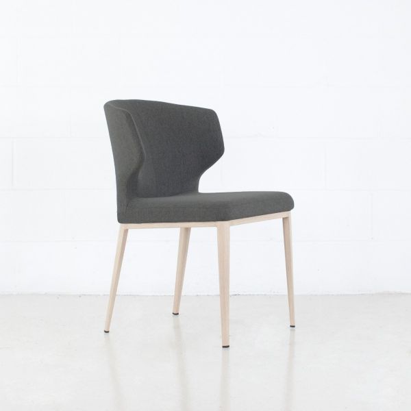 Cabo Fabric Natural Wood Imprint Base