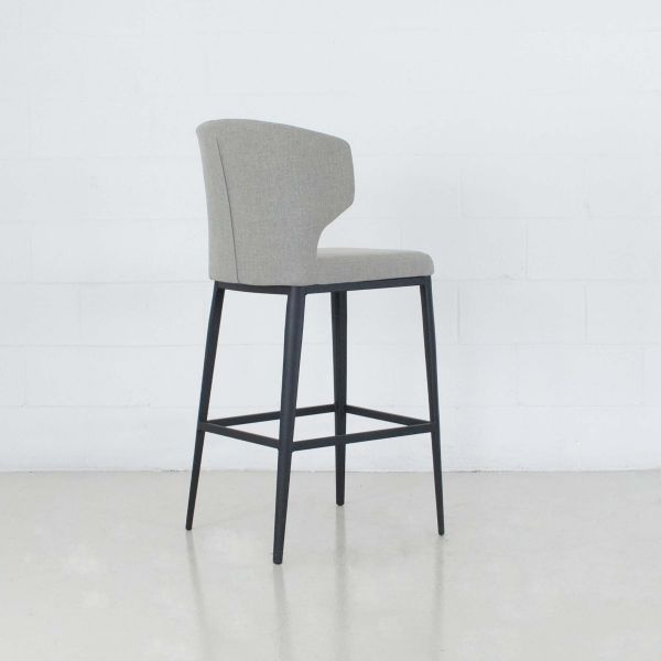 Cabo Fabric Metal Stool