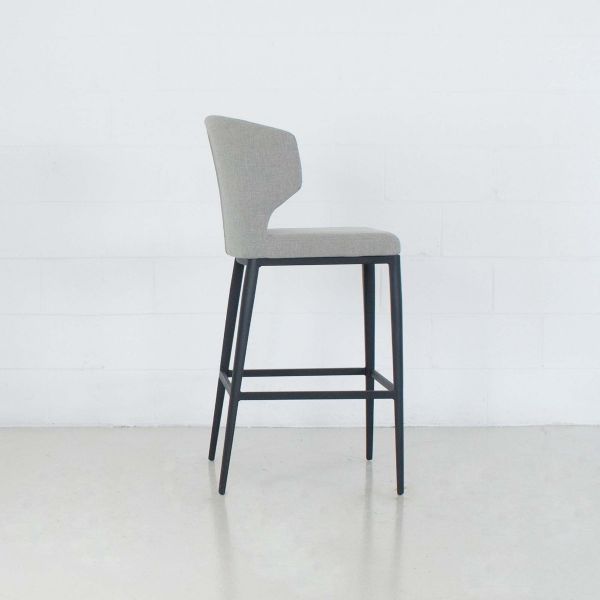 Cabo Fabric Metal Stool