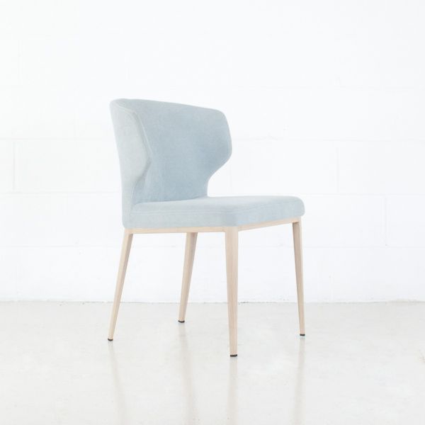 Cabo Fabric Natural Wood Imprint Base