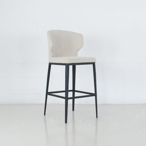 Cabo Fabric Metal Stool