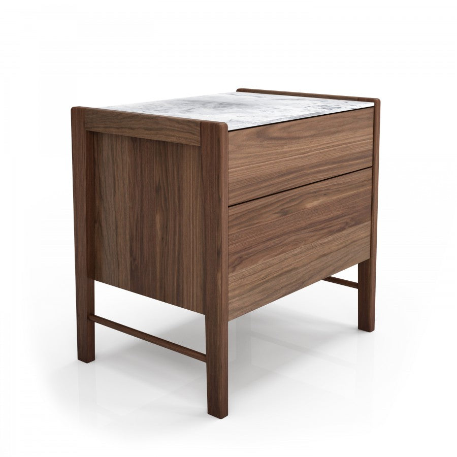 Frida Two Drawer Nightstand