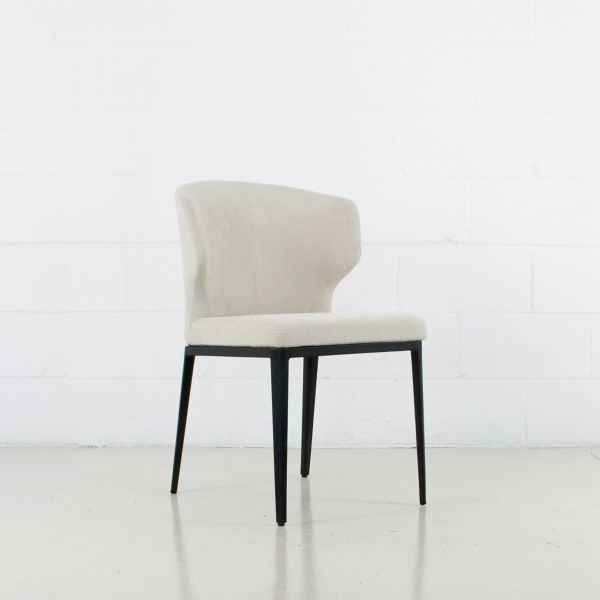 Cabo Fabric Metal Dining Chair
