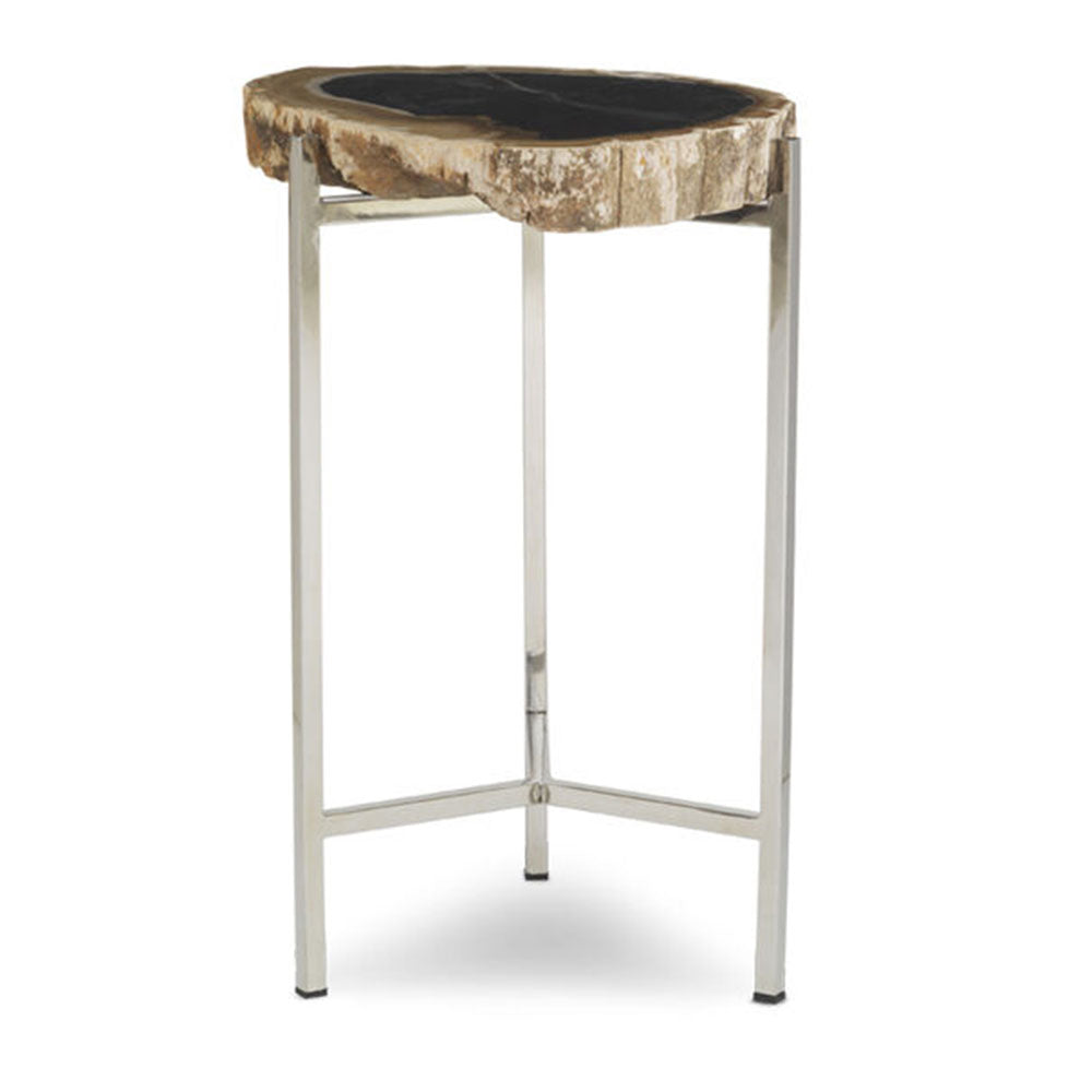 Petrified Wood Pull Up Table - Interior Living